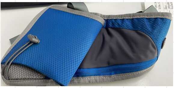 Black custom sport waist bag