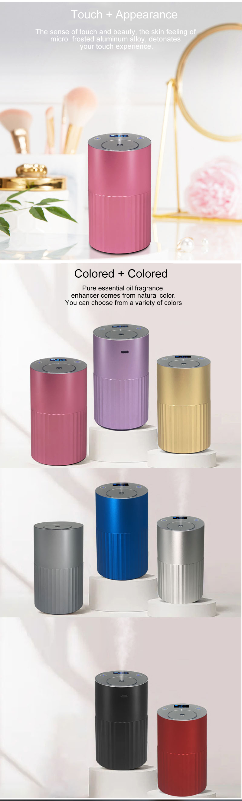 Display screen aroma diffuser | essential oil aroma diffuser | China aroma diffuser