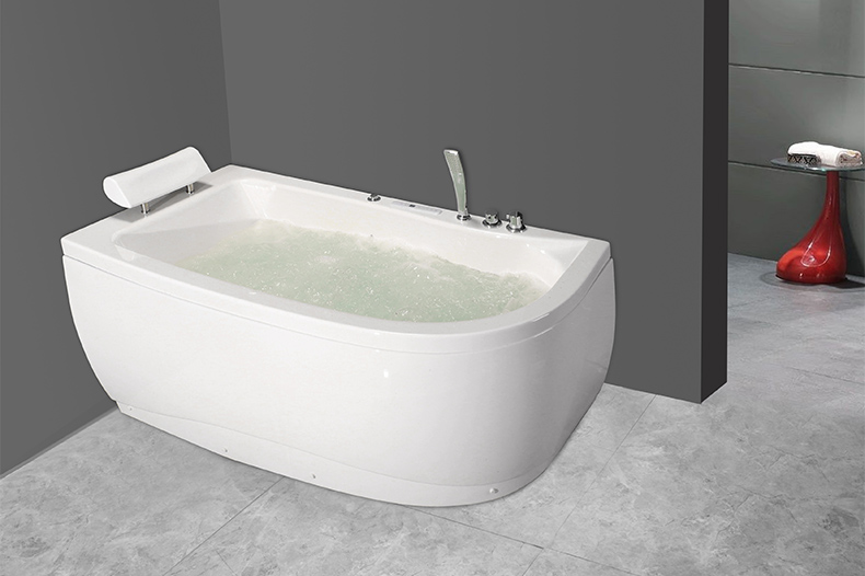 Hot sale massage bathtub acrylic sheet corner mounted | massage bathtub acrylic | massage bathtub