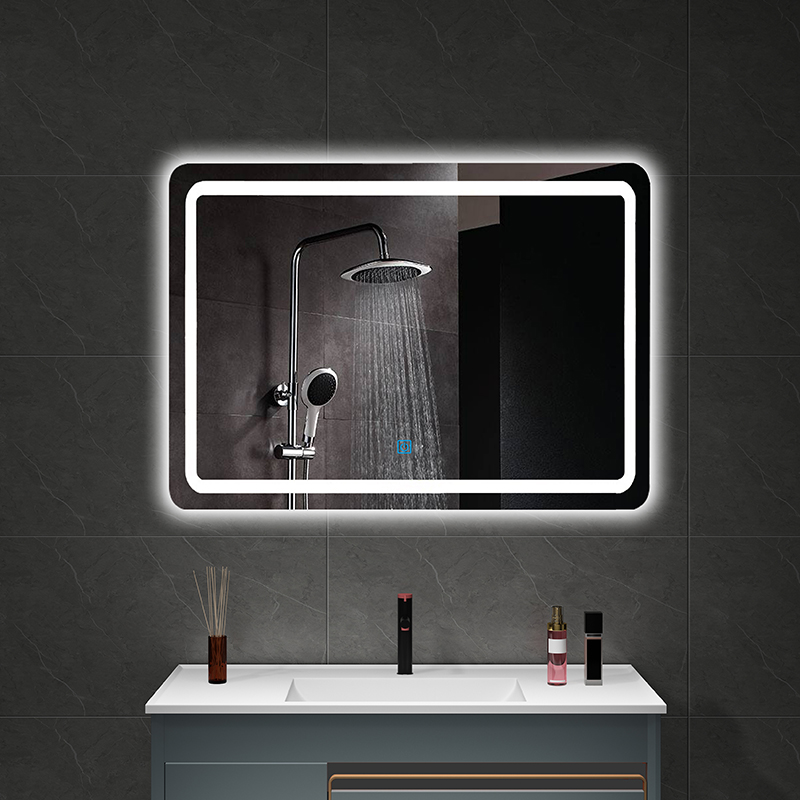 bathroom mirror with led light