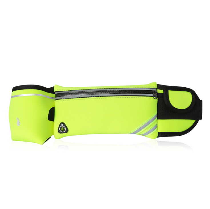 Fluorescent Yellow sport waist bag
