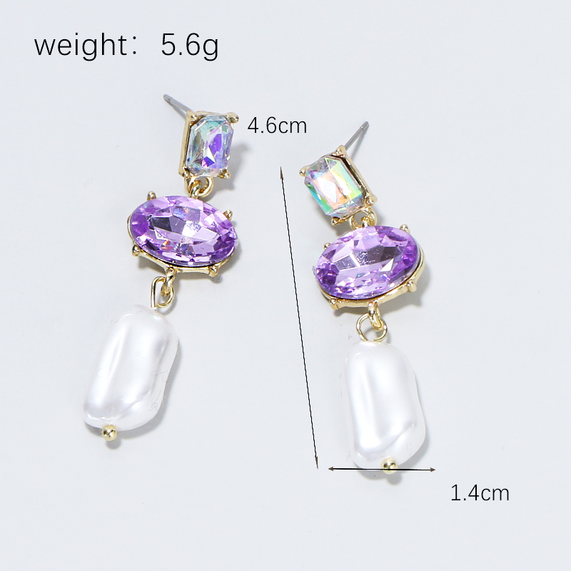 Diamond Pearl Earrings 3