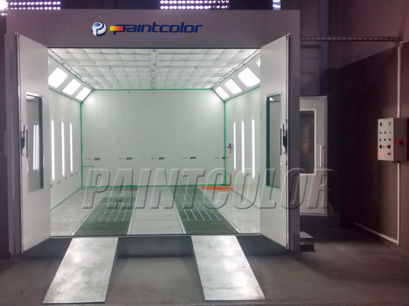 Full down-draft automotive paint spray booth | automotive paint spray booth | spray booth