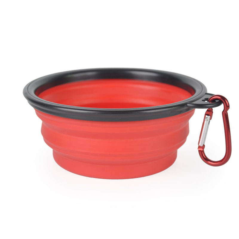 Collapsible silicone bowl pet product