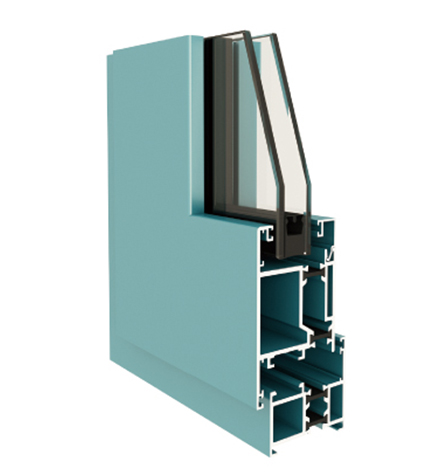 50E series heat insulation exterior side hung door