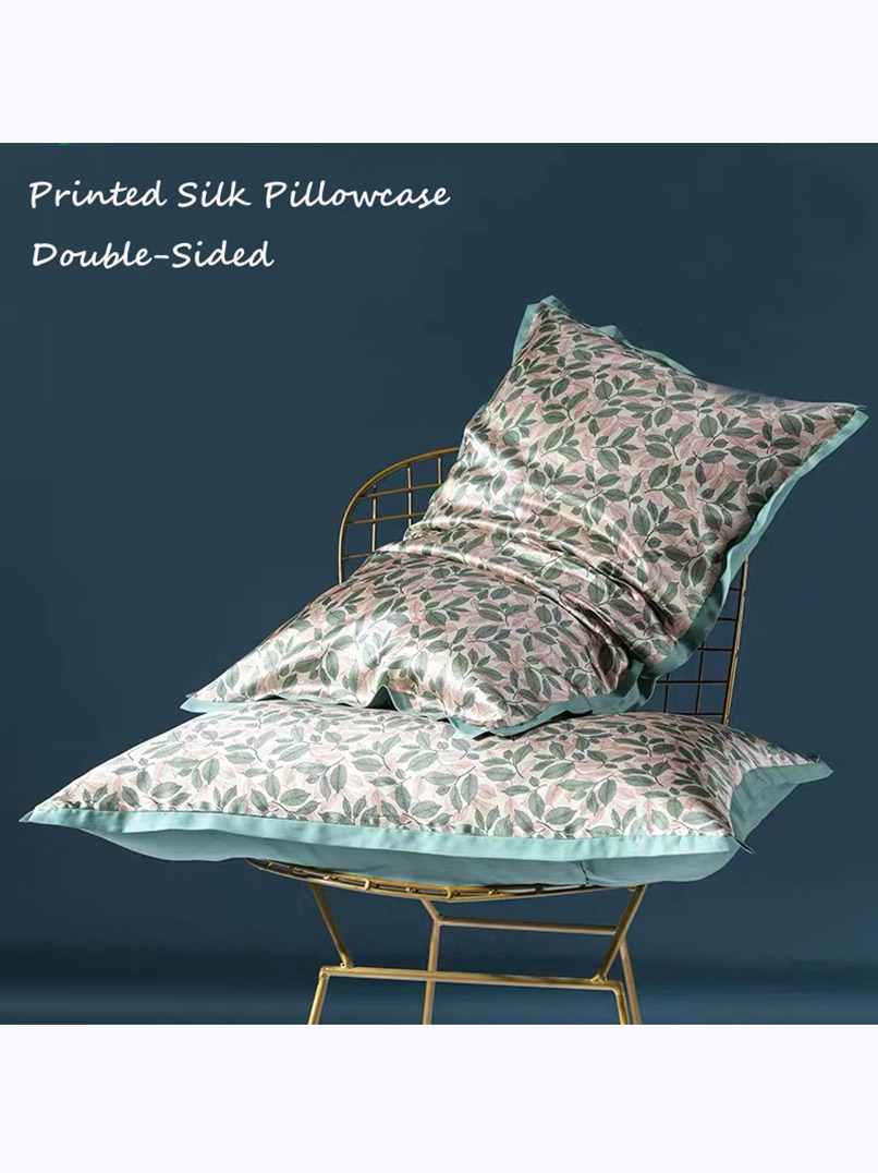 Custom Printed Pure Silk Pillowcase