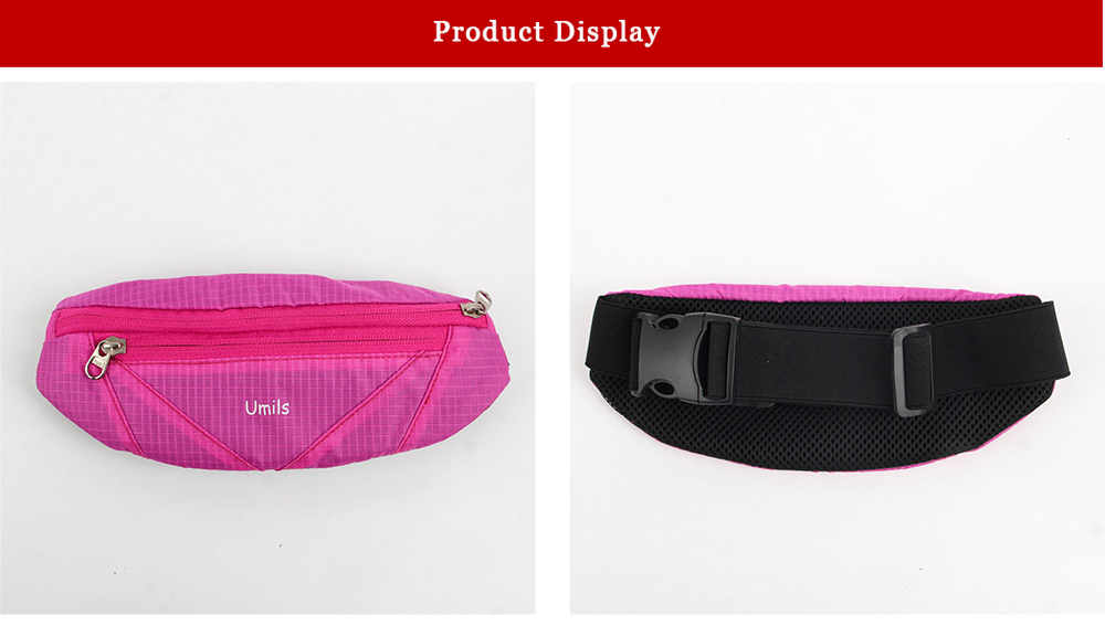 Rose red Sport Waist Bag | Sport Waist Bag | Customized Sport Waist Bag