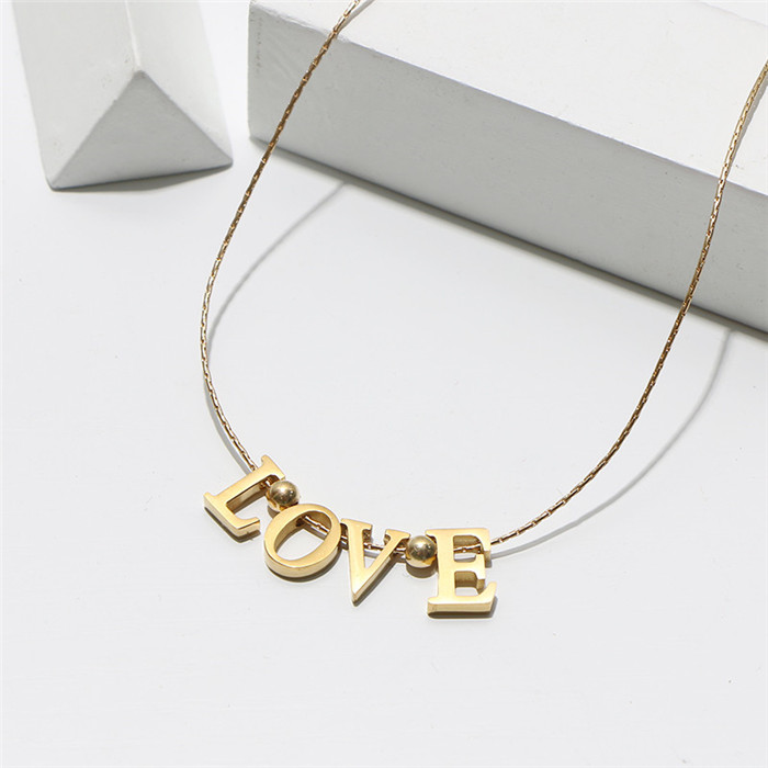 Classic Gold Double Layers Necklace