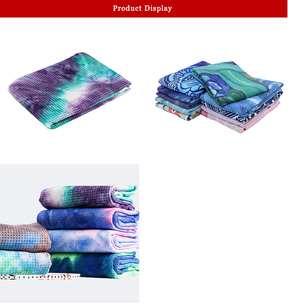 China Blue Yoga towel | Yoga towel in China | Yoga towel manufacturer