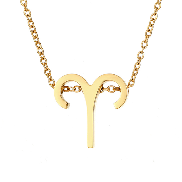 Aries horoscope necklace