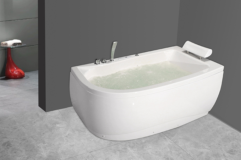 Europe style Hot sale massage bathtub acrylic sheet corner mounted | massage bathtub acrylic | massage bathtub