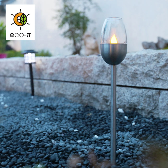 solar candle stake light