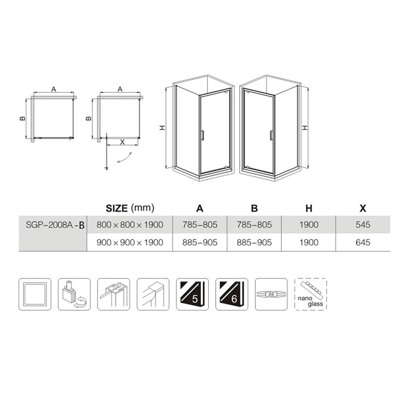 shower enclosure fitting manufacturers