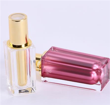 Round cosmetic bottles