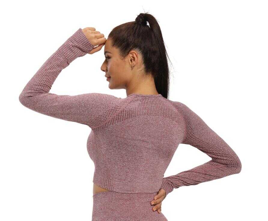 Pink yoga sport sweatshirt