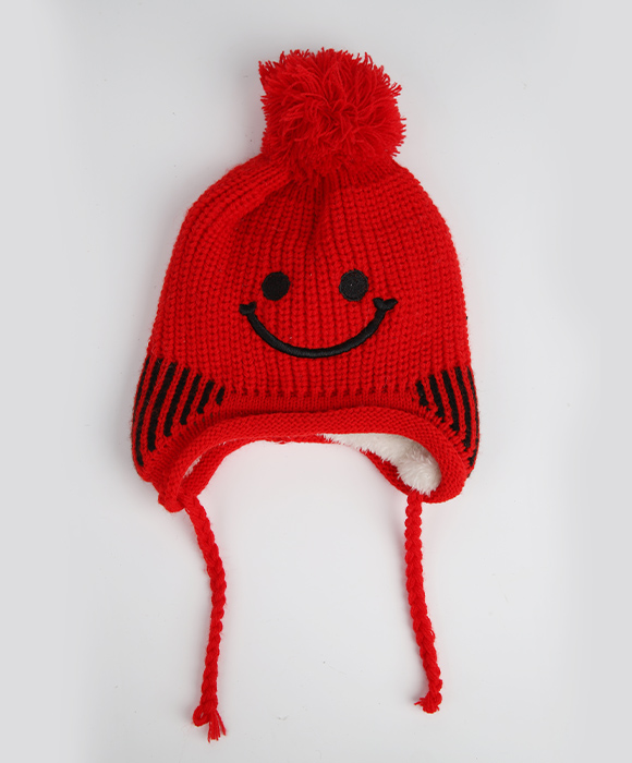 Red custom kids hat