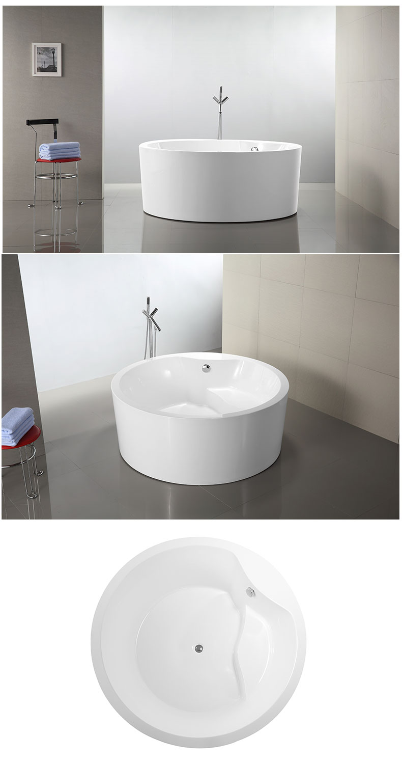 Round shape bathtub manufacturers