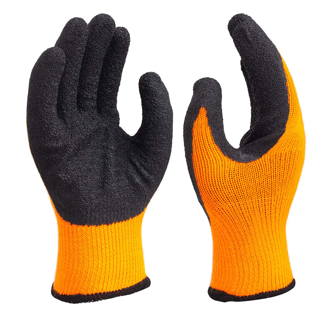 7G Acrylic liner gloves | 7G crinkle coated gloves | Crinkle coated gloves