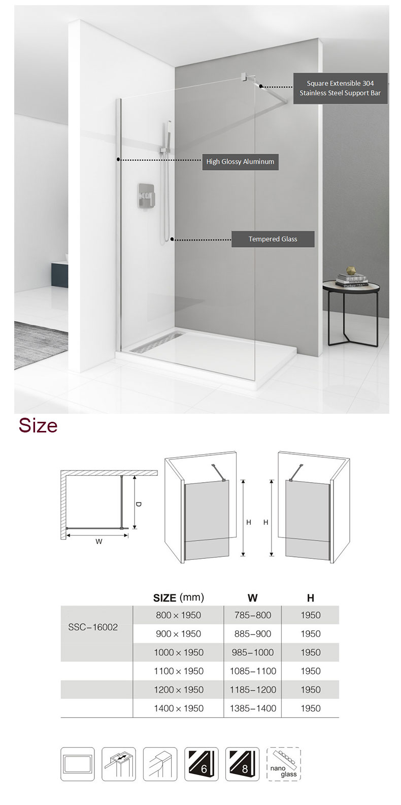 frameless shower enclosures manufacturers
