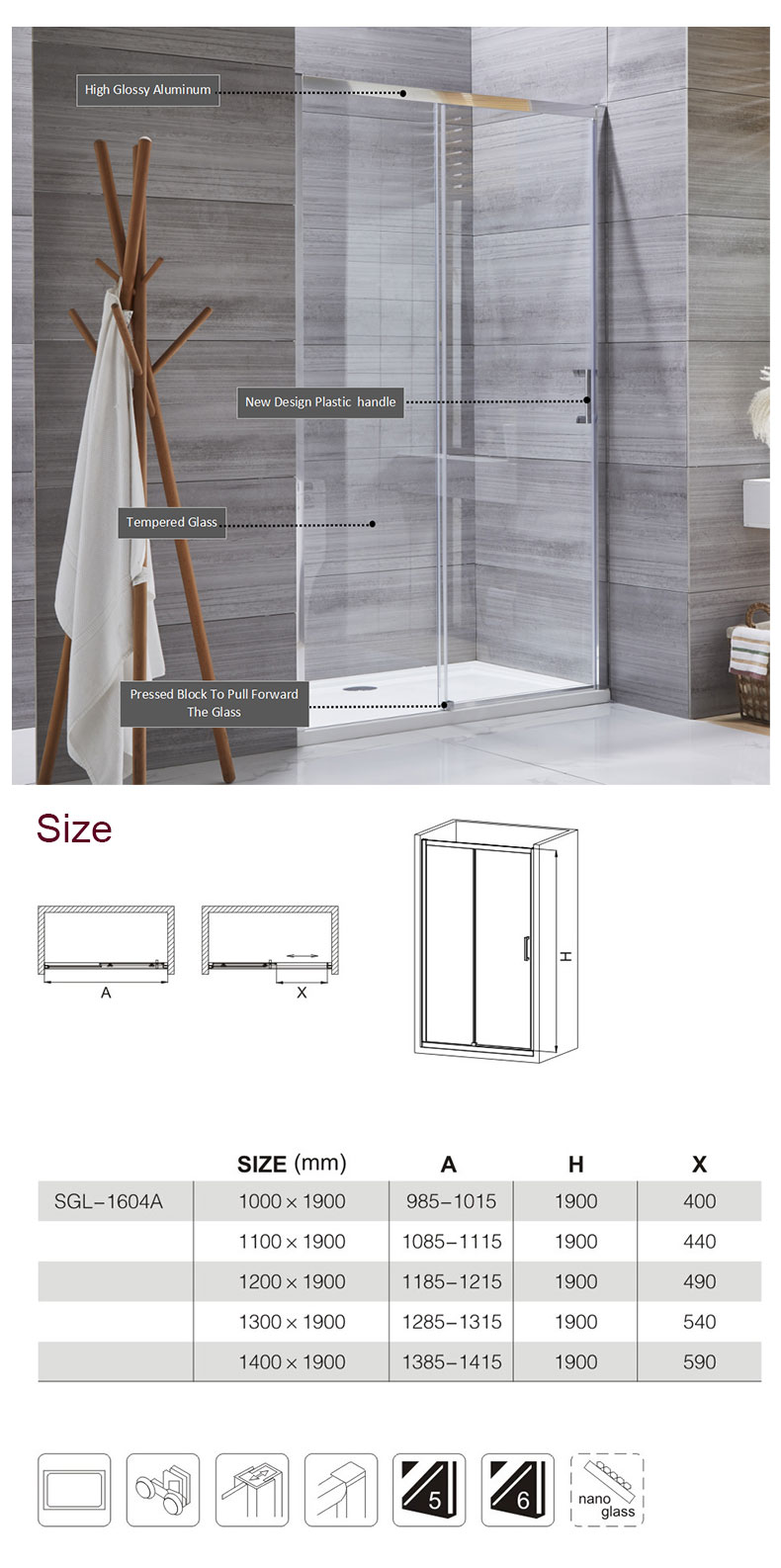 frameless sliding shower doors manufacturers