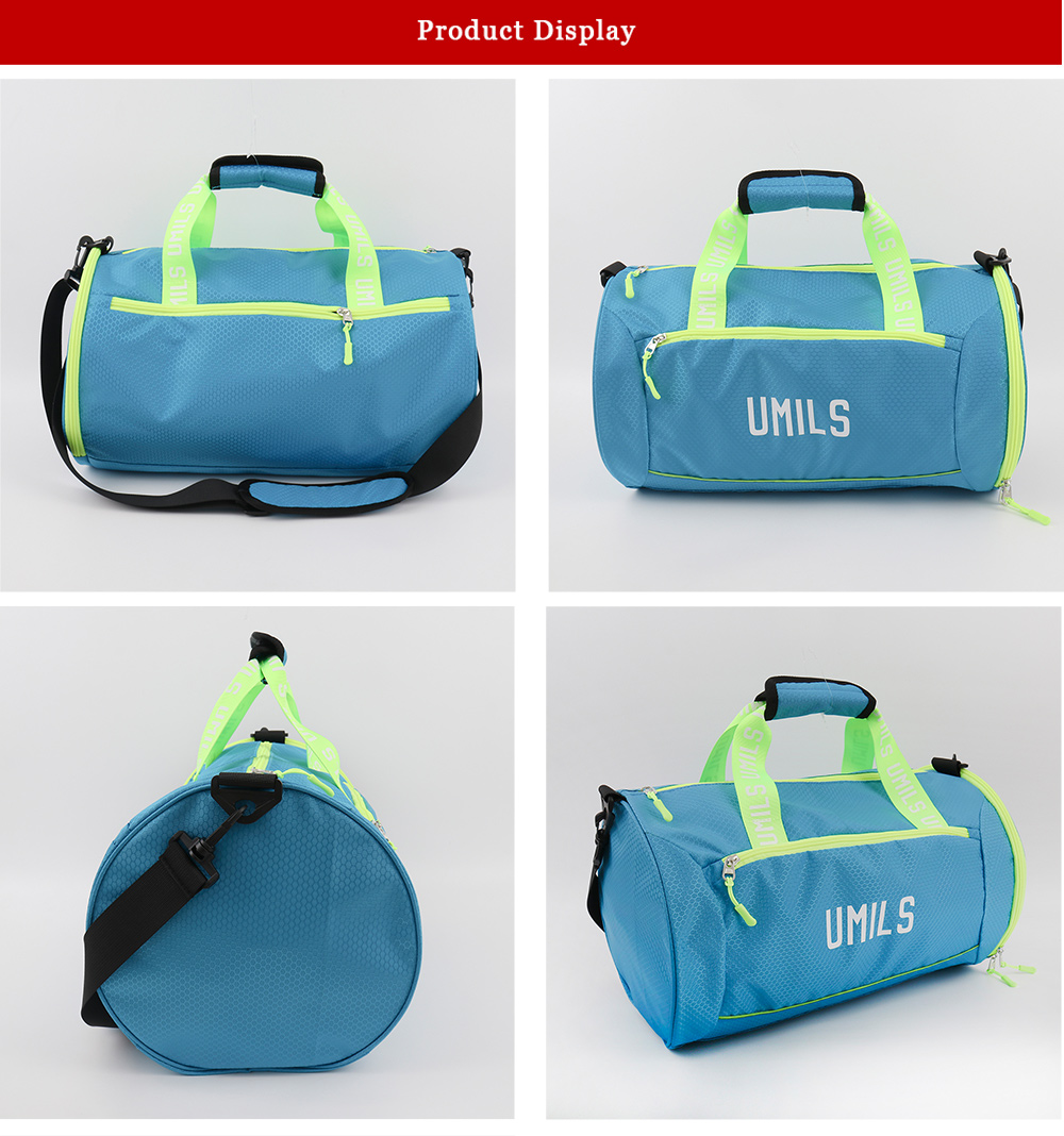 Custom Blue Fitness Bag | Fitness Accessories Fitness Bag | Customized Fitness Bag