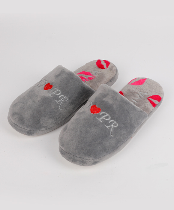 China Polyester Indoor Slipper