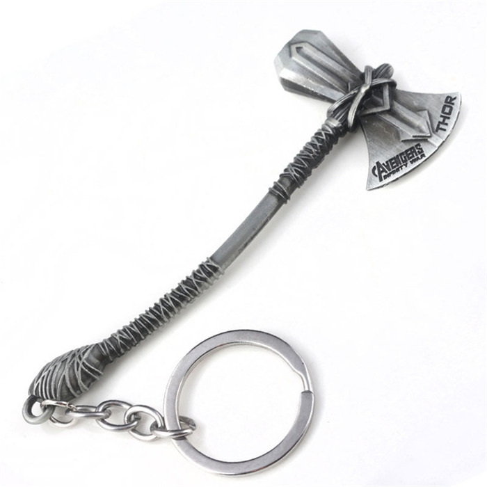 Thor Axe Hammer Keychain