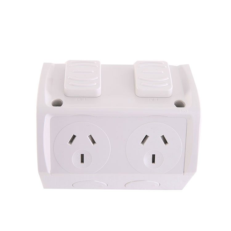 10AMP Double Weatherproof Outlet