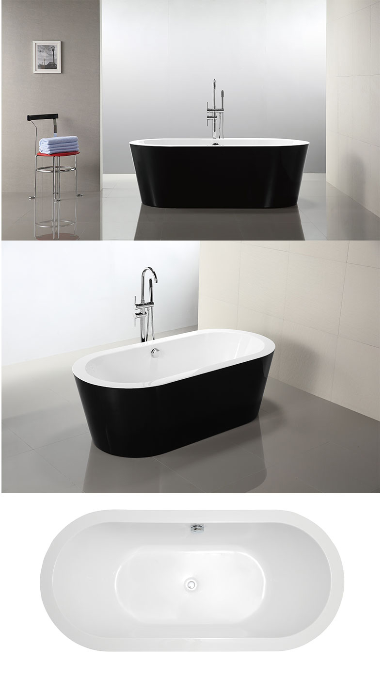 Overal shape bathtub manufacturers