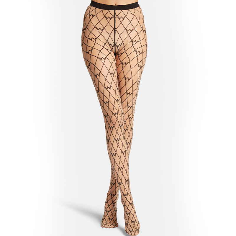 Rhinestone fishnet stockings pantyhose tights women sexy socks