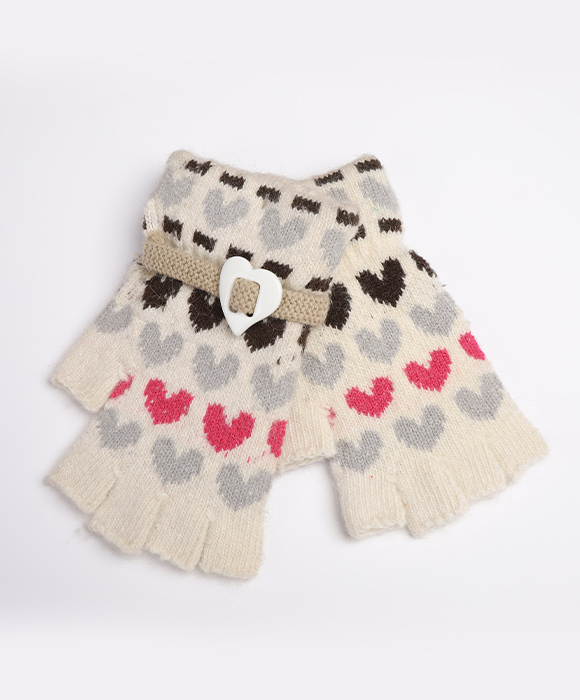Customized China polyester girls gloves