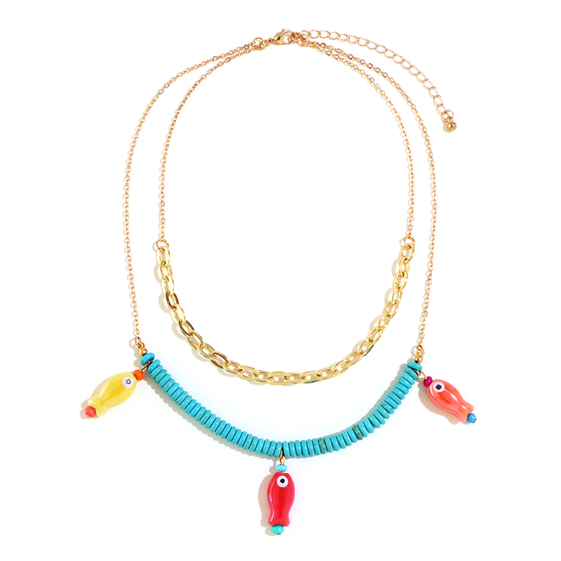 Multi Strand Turquoise Necklace