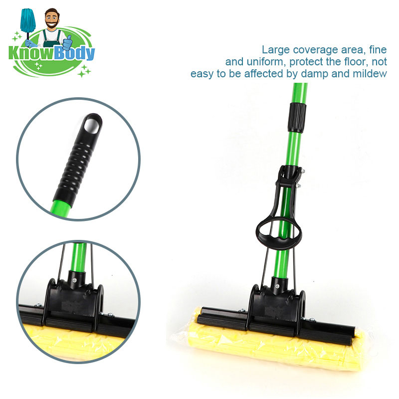 Cleaning mop for walls 