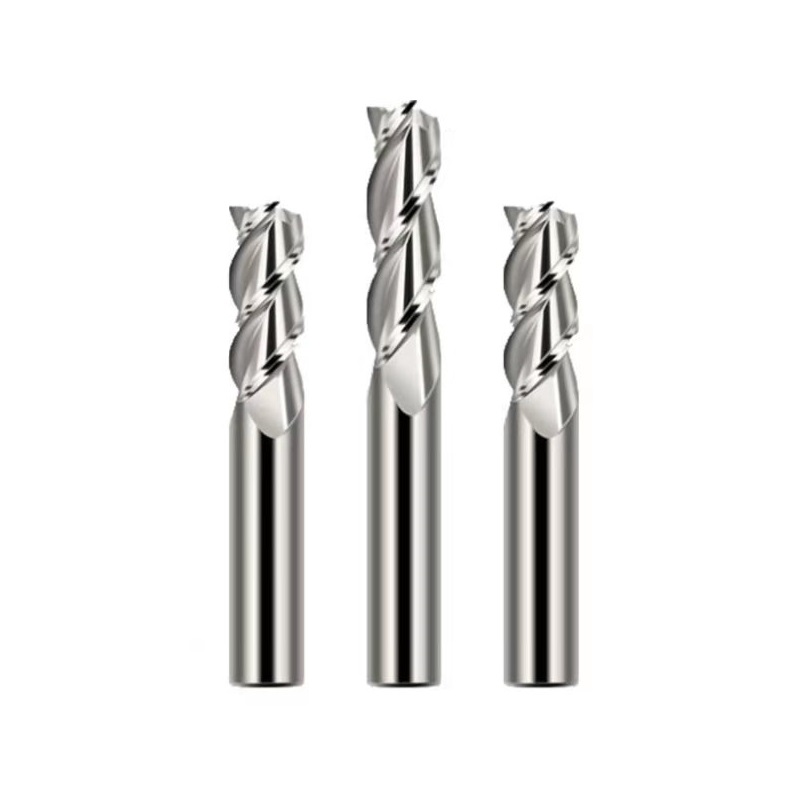 Custom 4 Flute End mill Coating | Fresa Cnc Tool Flat Milling | Straight Solid Tungsten Carbide End Mill