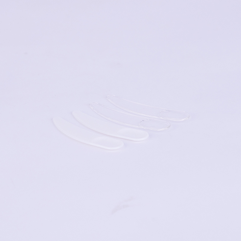  White Transparent Cosmetic Plastic Spoon