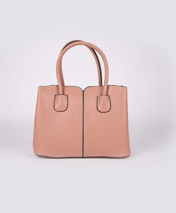 Custom Brown Leather Shoulder Bag