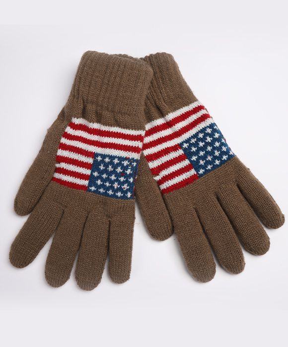 Custom warm knitted gloves