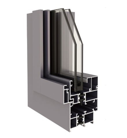 55L Series Heat Insulation Interior Inverted Casement Window