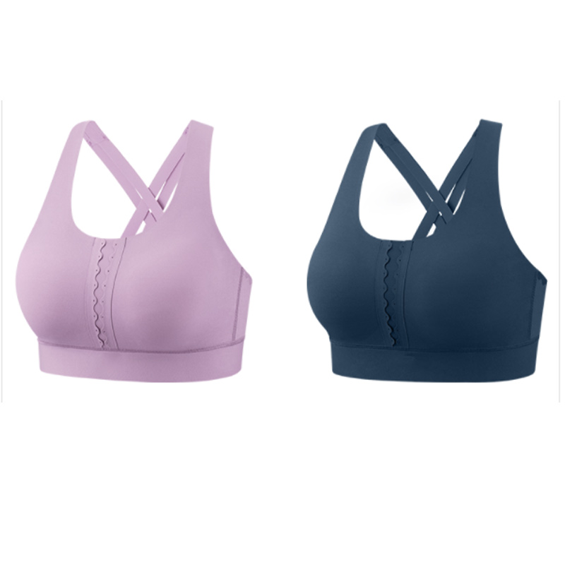 Hot selling fitness activewear yoga plain sports bra