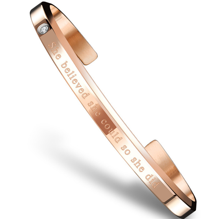 Copper rose gold bracelet