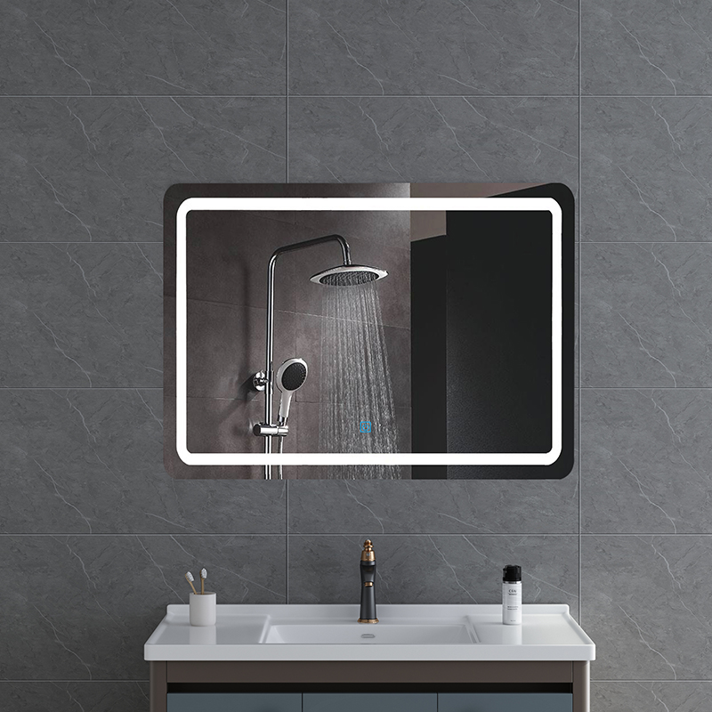 bathroom lights above mirror