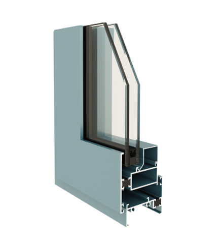 50J series heat insulation exterior casement window