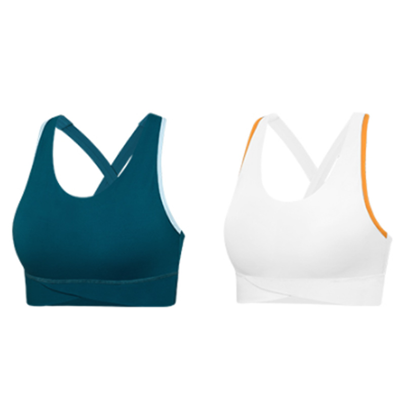 Custom logo women running gym fitess top bra sublimation plus size padded sports bra