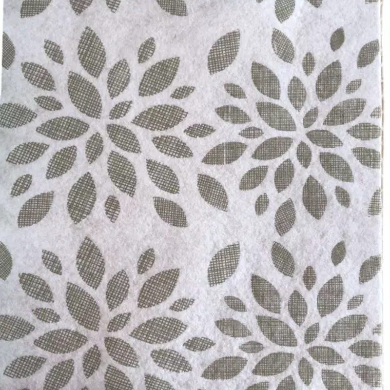 natural bamboo fiber rag printing