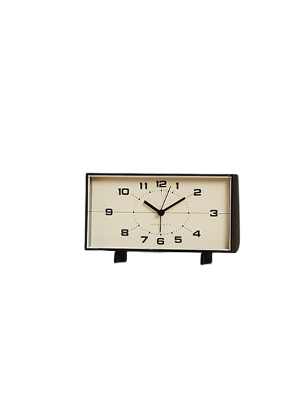 Newgate wideboy analog alarm clock white
