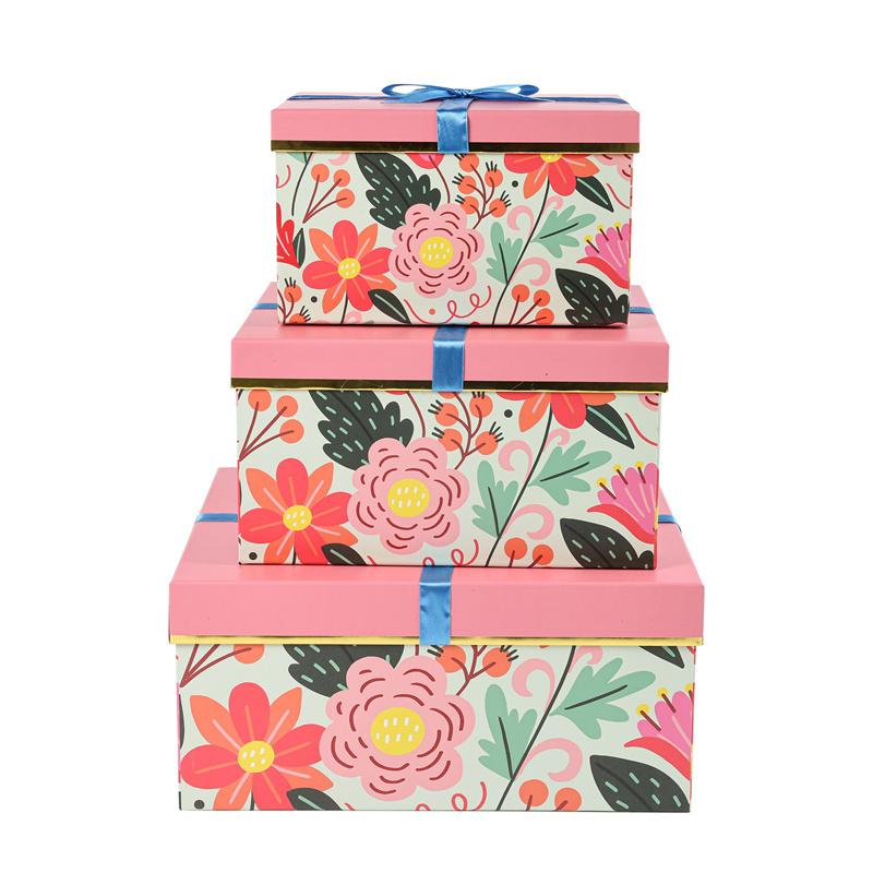 floral cardboard boxes 