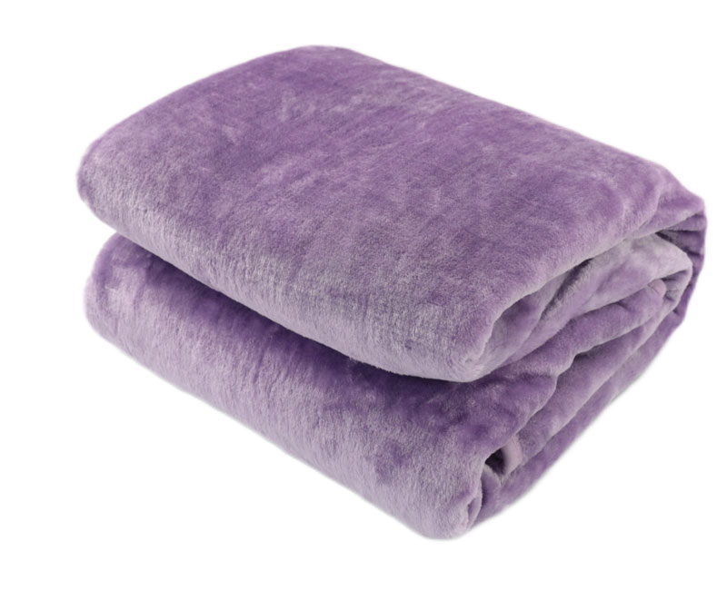 Delicate purple raschel blanket 1150103
