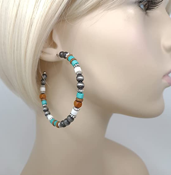 Navajo Pearl Earrings 