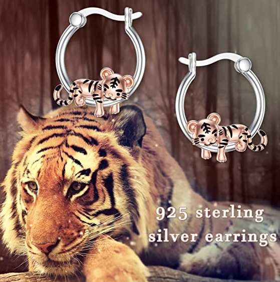 Tiger Earrings 