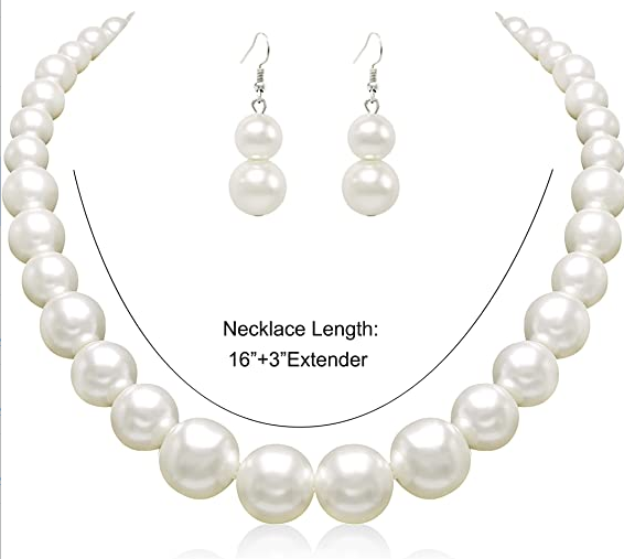 pearl necklace set 